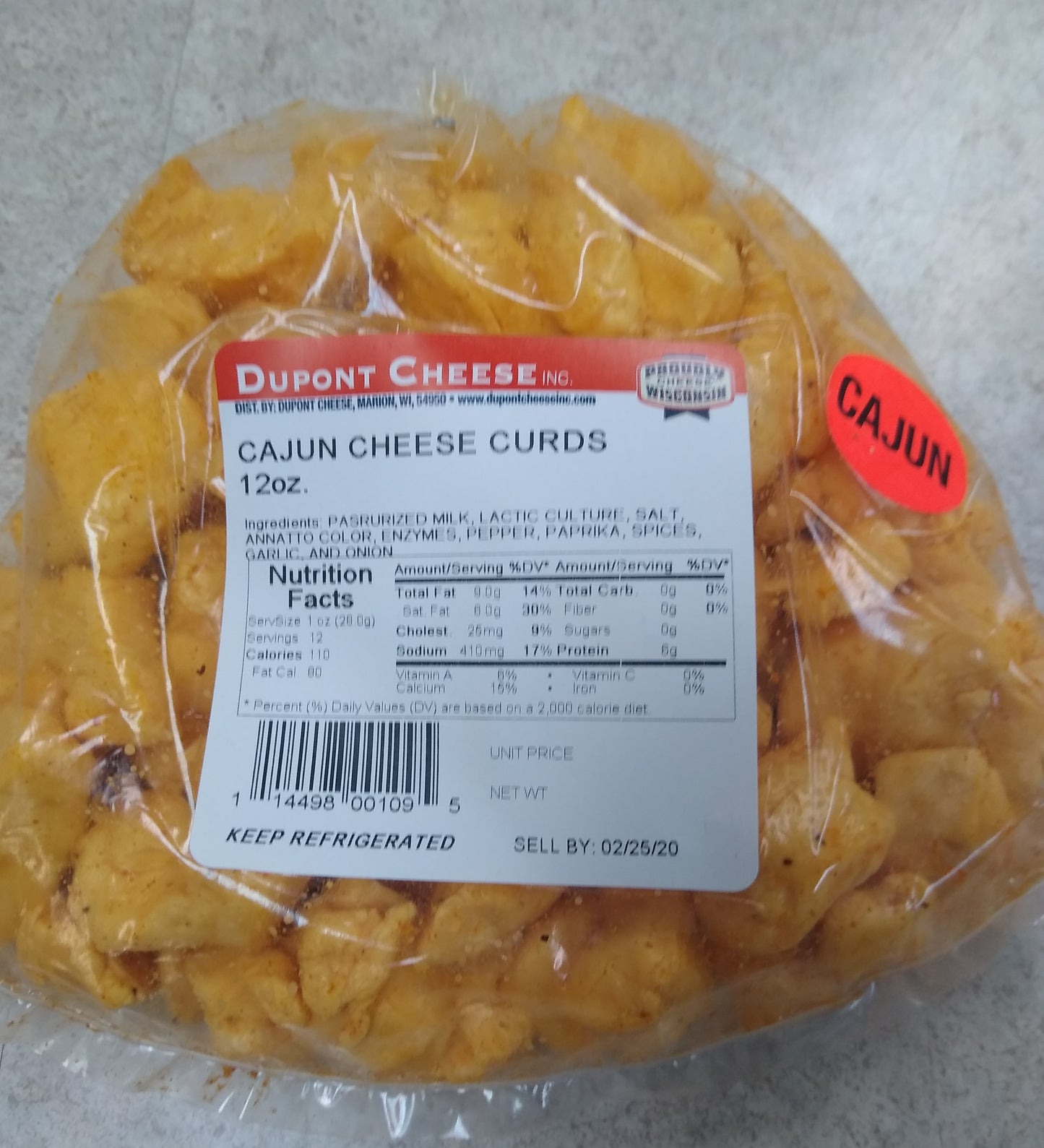 Cajun Flavored Cheese Curds