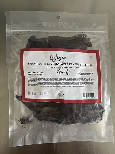 Spicy Hot Beef Jerky with Cayenne Pepper
