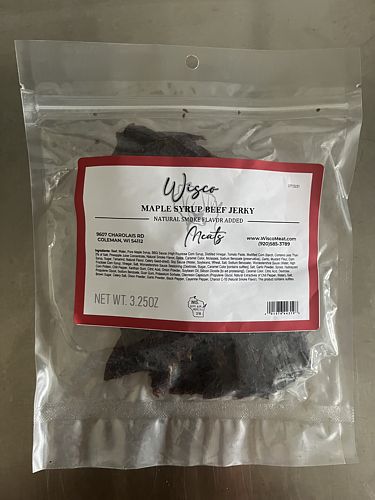 Maple Syrup Beef Jerky